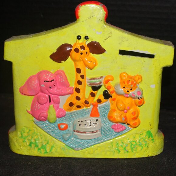 Antique Merry Go Round Coin Bank - Picture 2 of 4